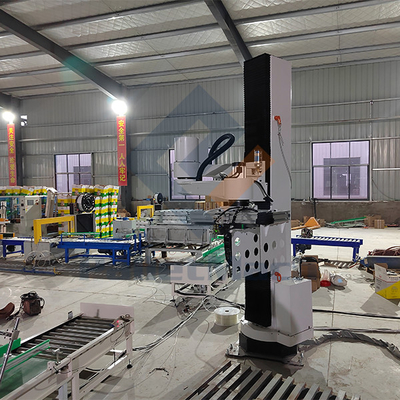 Ethernet Communication Interface Robotic Palletizer Using 6-7 Kg Air for Fast Palletizing
